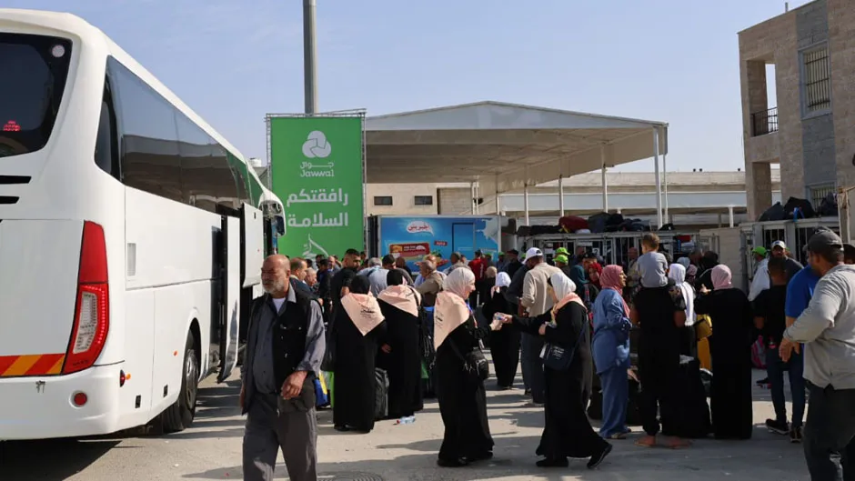 الفوج الثاني من حجاج فلسطين يغادر الضفة الغربية