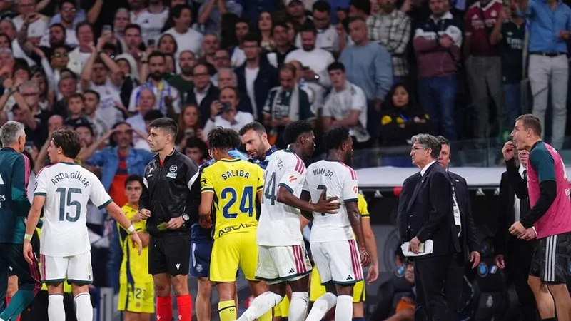 ريال مدريد يهزم فياريال بشق الأنفس