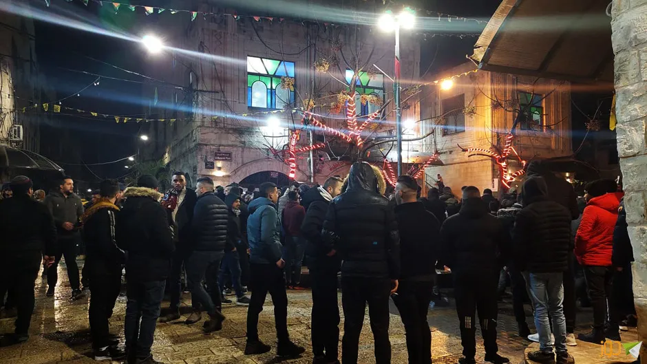 صلاة الفجر العظيم في مسجد النصر بنابلس
