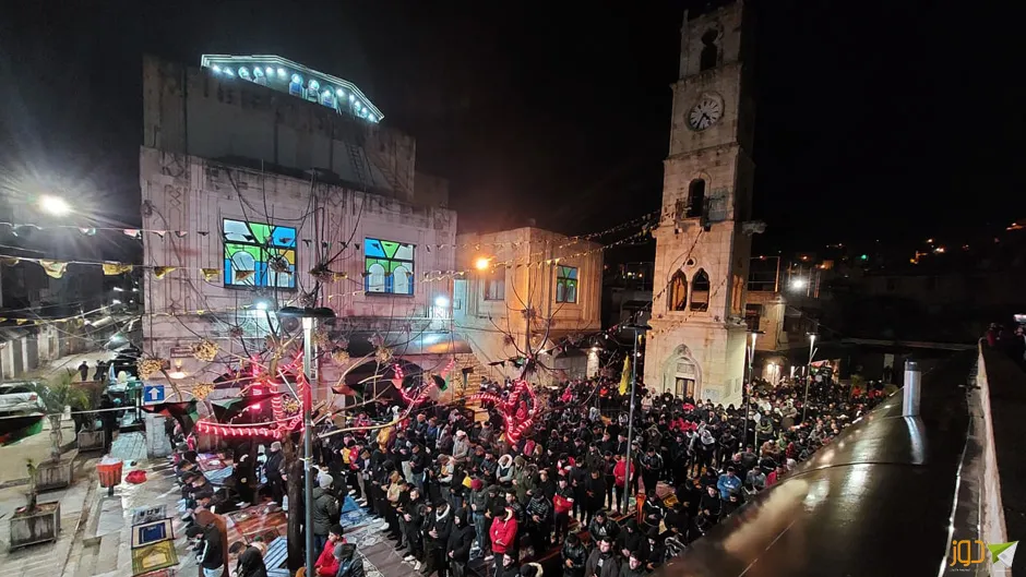صلاة الفجر العظيم في مسجد النصر بنابلس