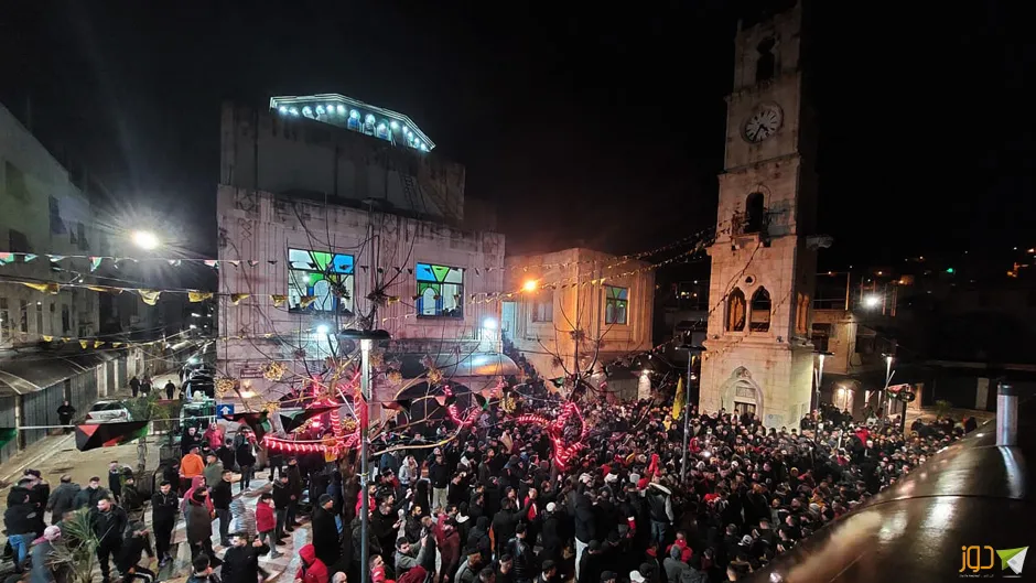 صلاة الفجر العظيم في مسجد النصر بنابلس
